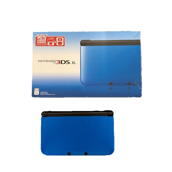 Nintendo 3DS XL Blue Game Console Manuals, Charger And Box Included - Picture 1 of 16